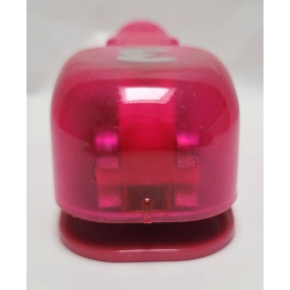 EK Success Number Three Paper Punch Pink Plastic Metal For Scrapbooking Crafts - Picture 4 of 6